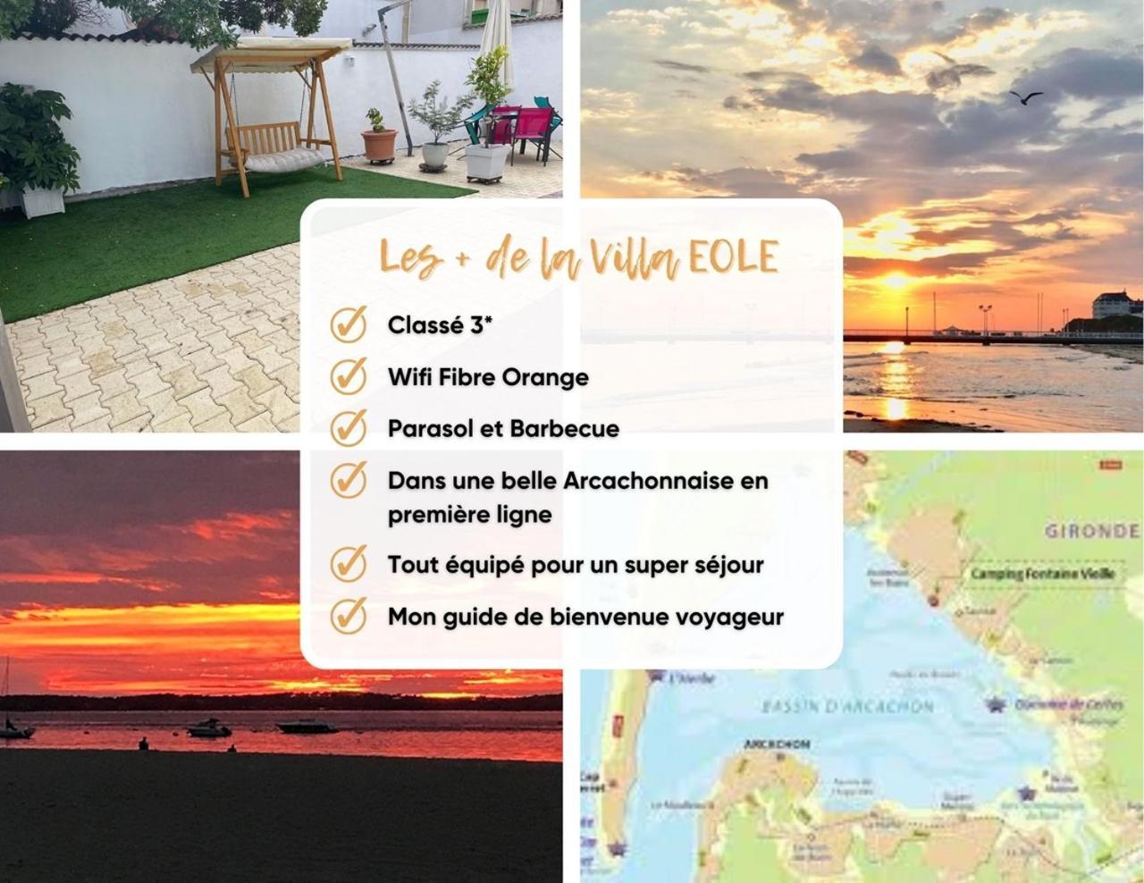3 Pieces Avec Terrasse Entre Plage Et Centre Ville 阿卡雄 外观 照片